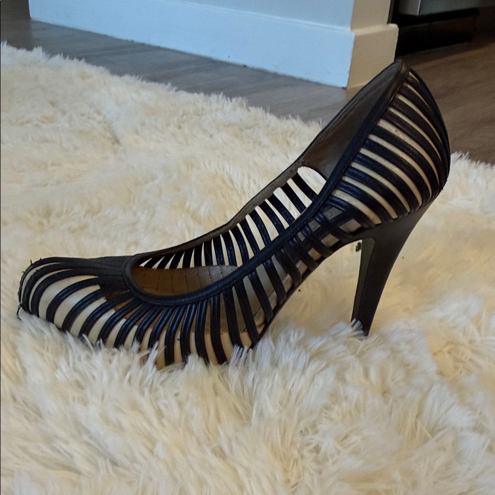 Michael Kors Black Strappy Heels